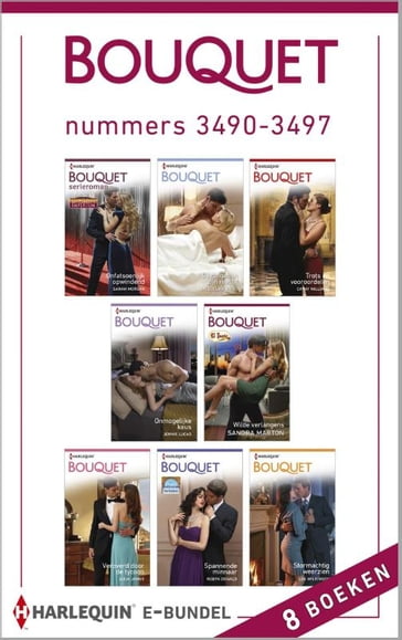 Bouquet e-bundel nummers 3490-3497 (8-in-1) - Cathy Williams - Jacqueline Baird - Jennie Lucas - Julia James - Lee Wilkinson - Robyn Donald - Sandra Marton - Sarah Morgan