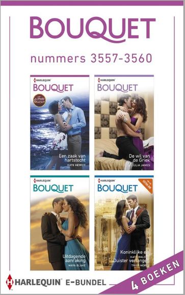 Bouquet e-bundel nummers 3557-3560 (4-in-1) - Julia James - Kate Hewitt - Kate Walker - Maya Blake - Trish Morey