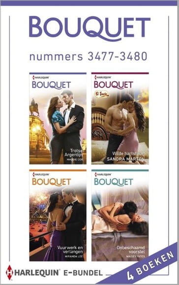 Bouquet e-bundel nummers 3477-3480 (4-in-1) - Maggie Cox - Maisey Yates - Miranda Lee - Sandra Marton