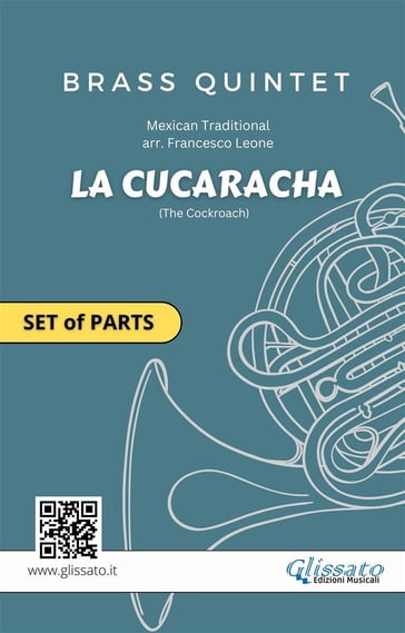 Brass Quintet (set of parts) "La Cucaracha" - Mexican Traditional - Brass Series Glissato