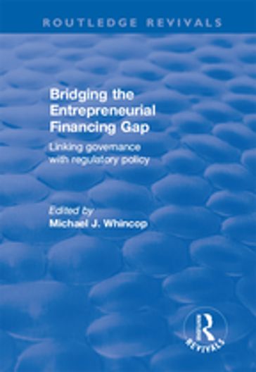 Bridging the Entrepreneurial Financing Gap