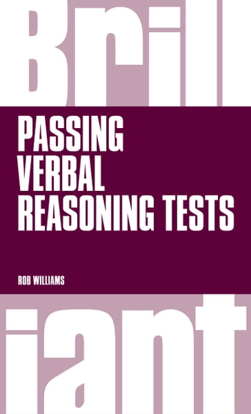 Brilliant Passing Verbal Reasoning Tests - Rob Williams