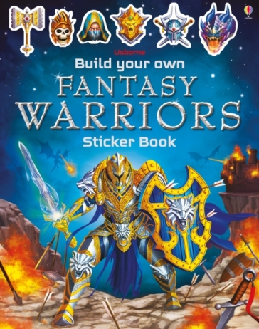 Build Your Own Fantasy Warriors Sticker Book - Simon Tudhope