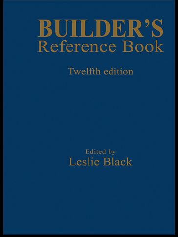 Builder's Reference Book - L. Black