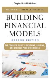 Building Financial Models, Chapter 18 - A VBA Primer
