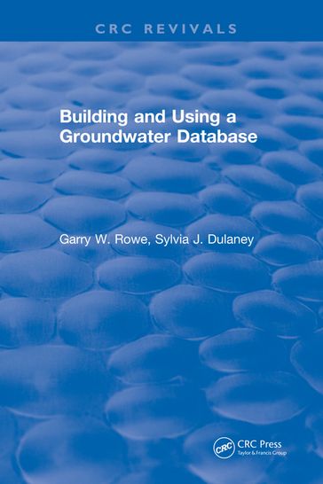 Building and Using a Groundwater Database - Garry Rowe