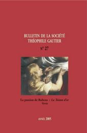 Bulletin de la société Théophile Gautier n27