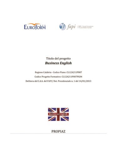 Business English - Rosalia Covello