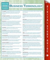 Business Terminology (Speedy Study Guides)