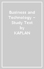 Business and Technology - Study Text