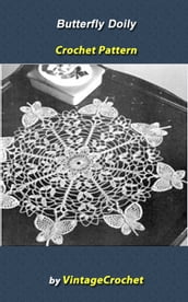 Butterfly Doily Vintage Crochet Pattern eBook