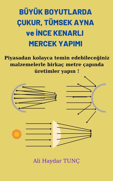 Büyük Boyutlarda Çukur, Tümsek Ayna ve nce Kenarl Mercek Yapm - Ali Haydar Tunç