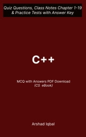 C++ MCQ (PDF) Questions and Answers C++ Programming MCQs e-Book Download