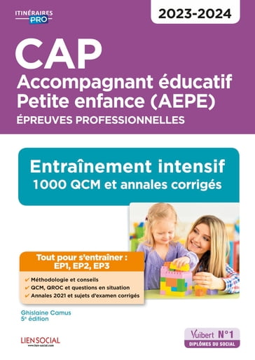 CAP : Accompagnant éducatif petite enfance - Épreuves professionnelles - Concours 2023-2024 - Ghislaine Camus