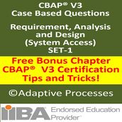 CBAP V3 Case Study Based Question  Requirement, Analysis & Design-SET 1