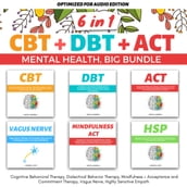 CBT+DBT+ACT MENTAL HEALTH BIG BUNDLE 6 IN 1
