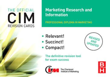 CIM Revision Cards Marketing Research and Information - John Williams
