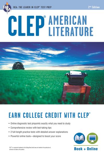 CLEP® American Literature Book + Online - Ph.D. Jacob Stratman