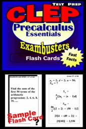 CLEP Precalculus Test Prep Review--Exambusters Flash Cards