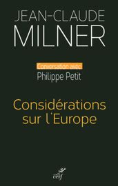 CONSIDERATIONS SUR L EUROPE