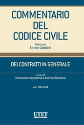 DEI CONTRATTI IN GENERALE (artt.1387-1424) volume 3