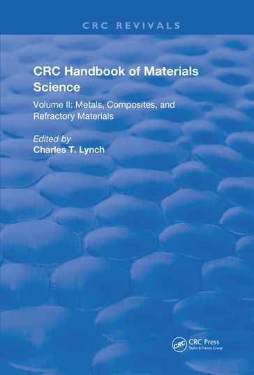 CRC Handbook of Materials Science - Charles T. Lynch