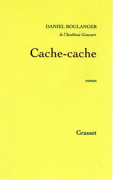 Cache-cache - Daniel Boulanger