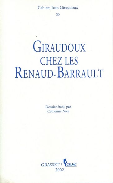 Cahiers n°30 - Jean Giraudoux