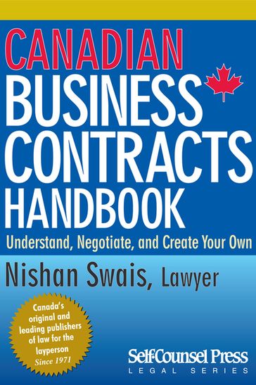 Canadian Business Contracts Handbook - LLB Nishan Swais