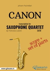 Canon (Pachelbel) - Saxophone Quartet score & parts