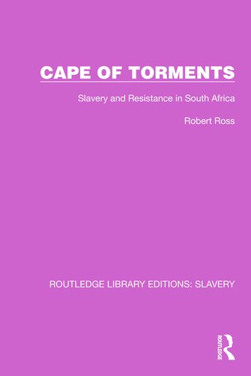 Cape of Torments - Robert Ross