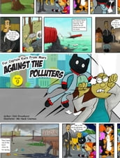 Captain Kuro From Mars Against The Polluters Comic Strip Book