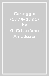 Carteggio (1774-1791)