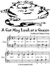A Cat May Look At a Queen - Beginner Piano Sheet Music Tadpole Edition