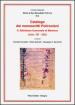 Catalogo dei manoscritti polironiani. 2: Biblioteca comunale di Mantova (Mss. 101-225)