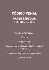 Código Penal. Parte especial, después de 2019