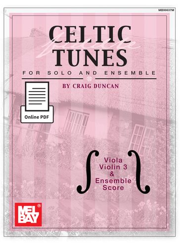 Celtic Fiddle Tunes for Solo and Ensemble - Viola, Violin 3 and Ensemble Score - Craig Duncan