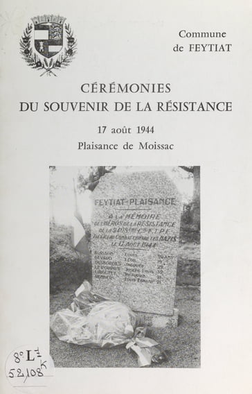 Cérémonies du souvenir de la Résistance - Mairie de Feytiat