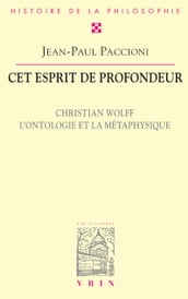 Cet esprit de profondeur