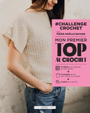 #Challenge - Mon premier top au crochet - Marie-Noelle Bayard