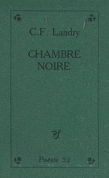 Chambre noire - Charles-François Landry
