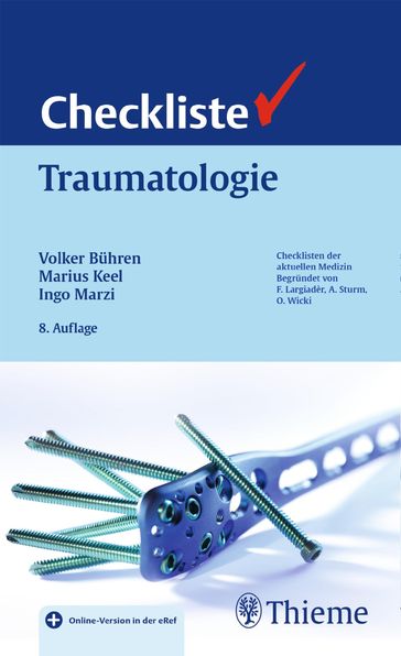 Checkliste Traumatologie - Nils Ulrich Baas - Peter Augat