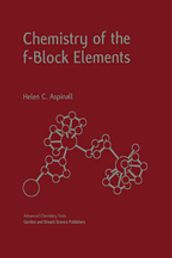 Chemistry of the f-Block Elements