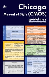 Chicago Manual of Style (CMOS) Guidelines in Tables (Quick Study CMOS)