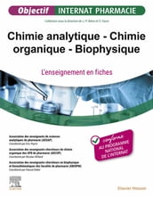 Chimie analytique Chimie organique Biophysique