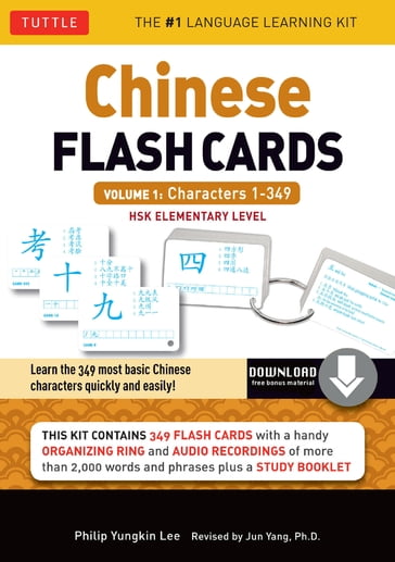 Chinese Flash Cards Kit Ebook Volume 1 - Jun Yang Ph.D. - Philip Yungkin Lee