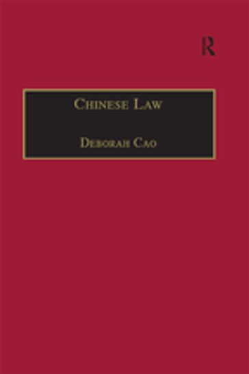Chinese Law - Deborah CAO