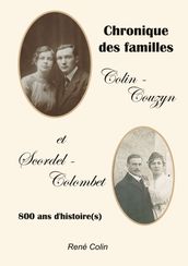 Chronique des familles Colin-Couzyn et Scordel-Colombet