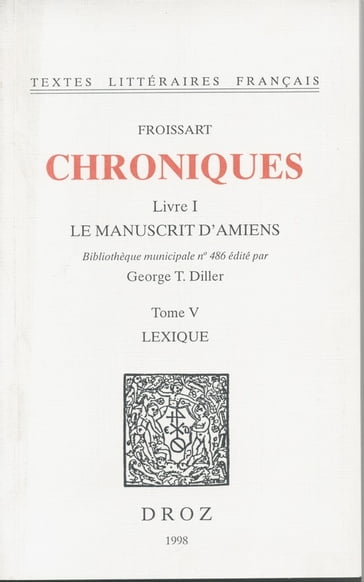 Chroniques - Jean Froissart