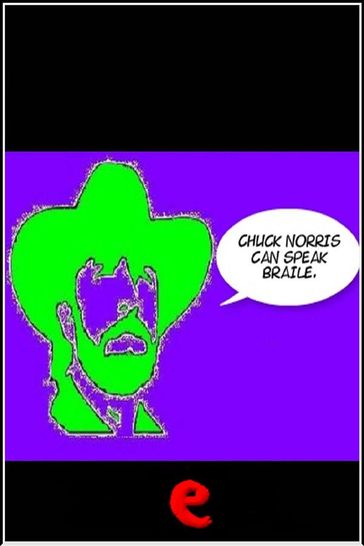 Chuck Norris can speak braile. - AA.VV. Artisti Vari